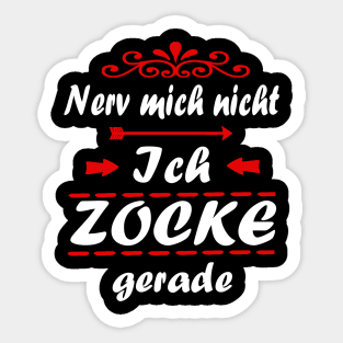 Zocken E Sport Gaming Computer Video Spiele Sticker